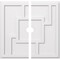 Ekena Millwork Knox Architectural Grade PVC Contemporary Ceiling Medallion, Two Piece, 32"OD x 3"ID x 11"C x 1"P CMP32KX2-03000 - alternate 1